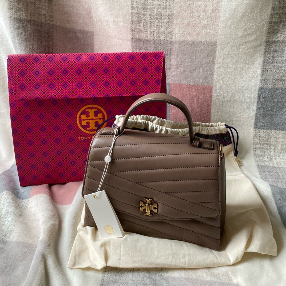Tory Burch - KIRA CHEVRON TOP-HANDLE SATCHEL